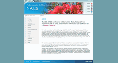 Desktop Screenshot of nacs.eu