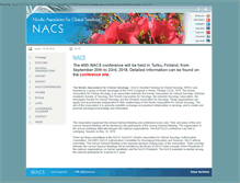 Tablet Screenshot of nacs.eu