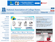 Tablet Screenshot of nacs.org